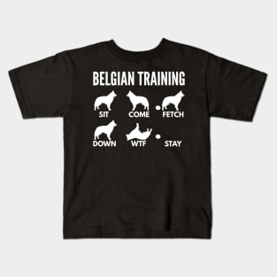Belgian Training Belgian Tervuren Tricks Kids T-Shirt